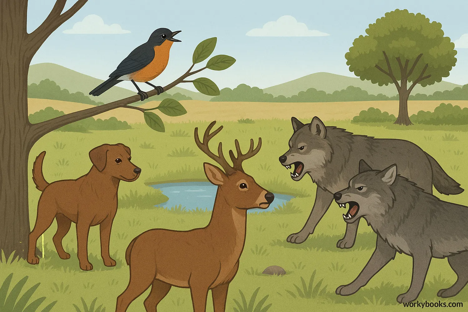 Animals mark and defend territories using scent, song, aggression, and patrol across varied landscapes.