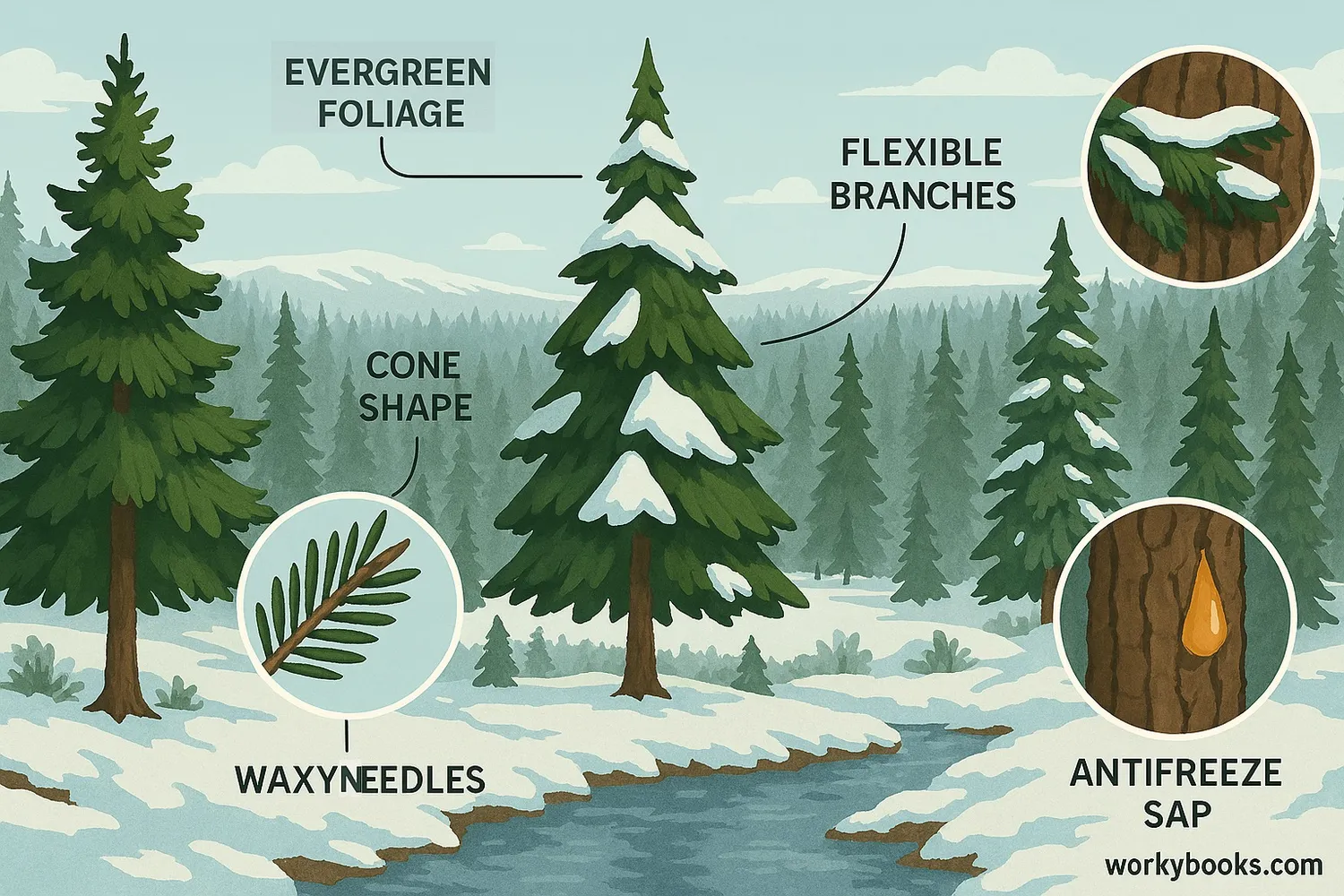 Coniferous-Trees