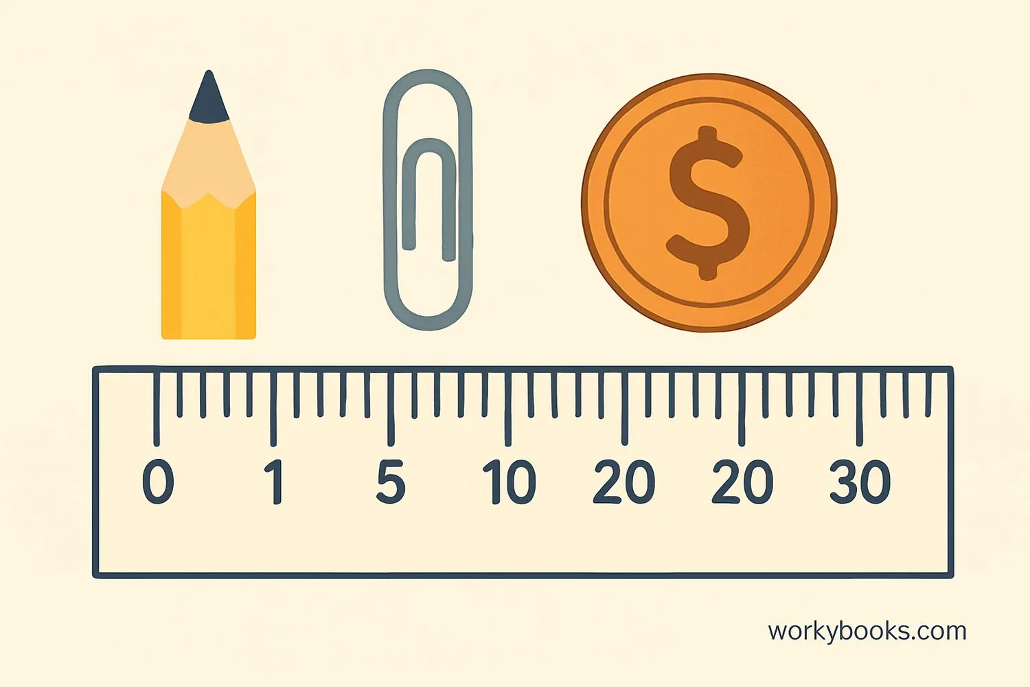 Visual comparison showing the size of a millimeter
