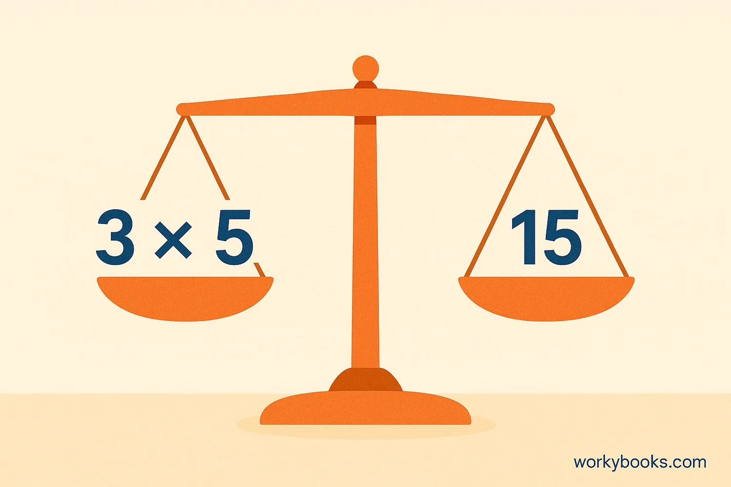 Visual representation of the multiplication property of equality