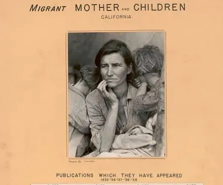 Migrant mother and children - California