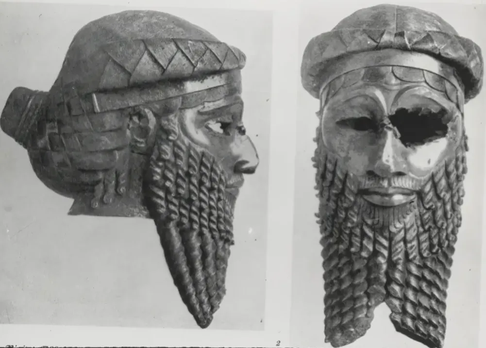 Hoofd van Sargon van Akkad Twee zichten, GD006689