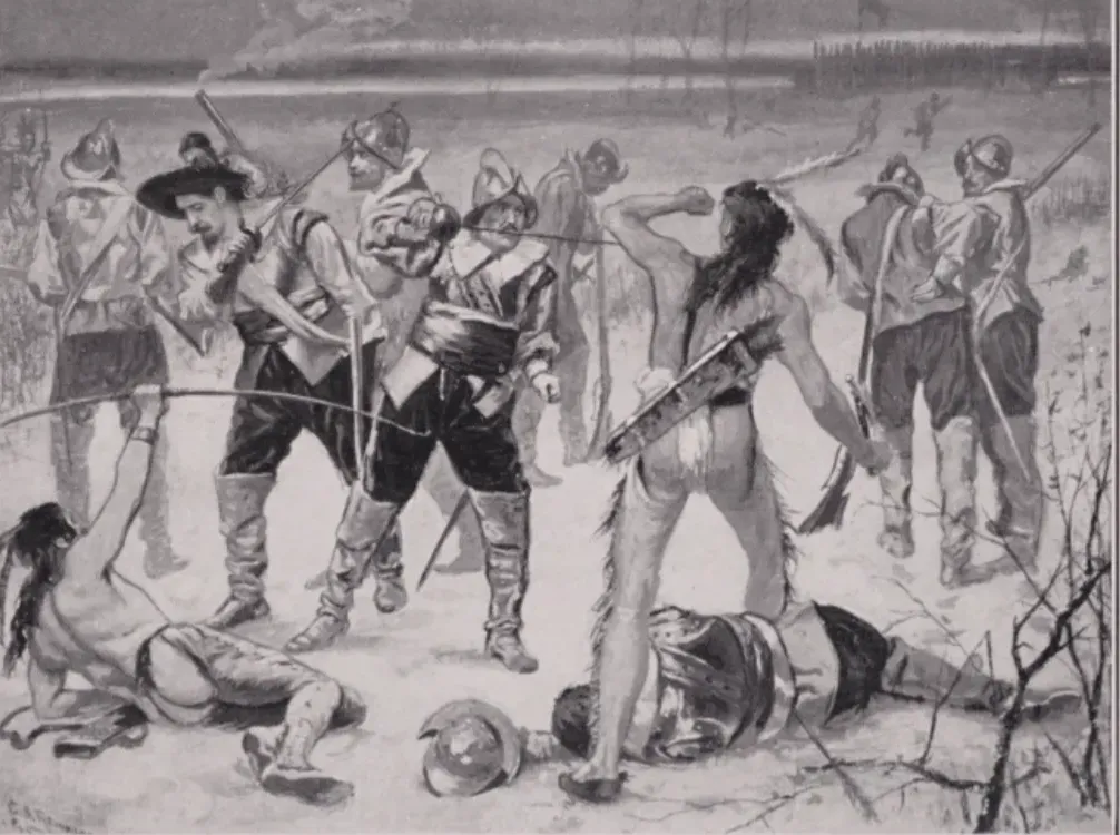 Illustration from Lion Gardiner and the Pequot War