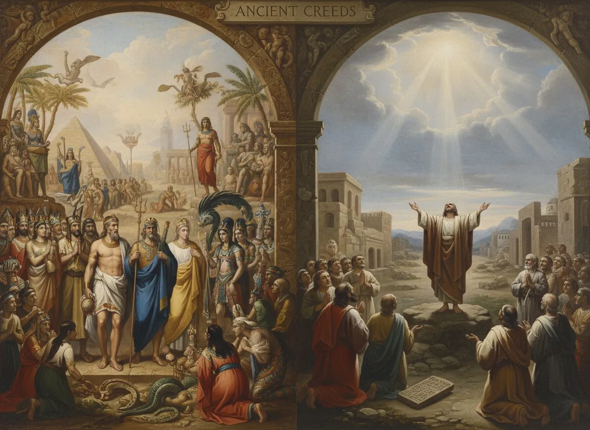 Polytheism-monotheism