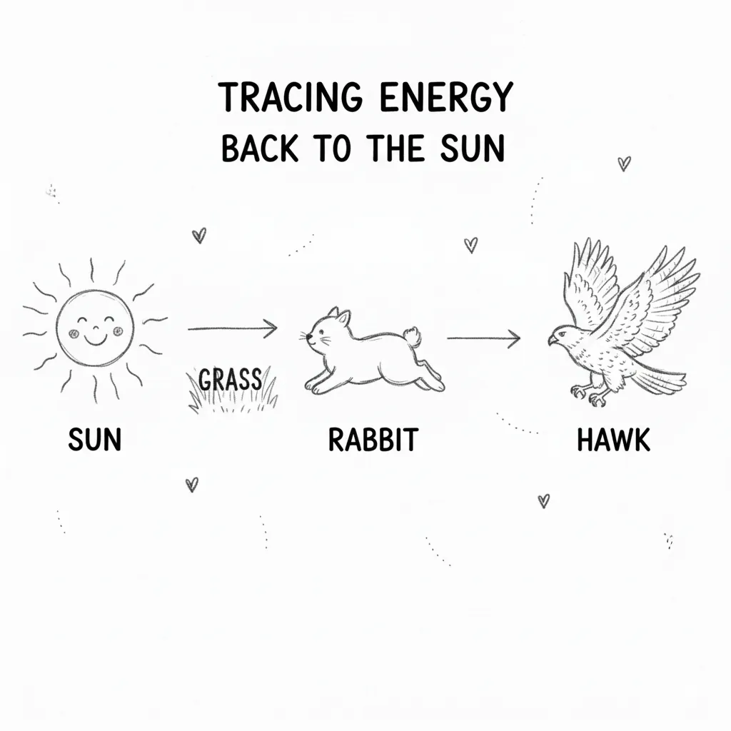 Tracing-energy-back-to sun