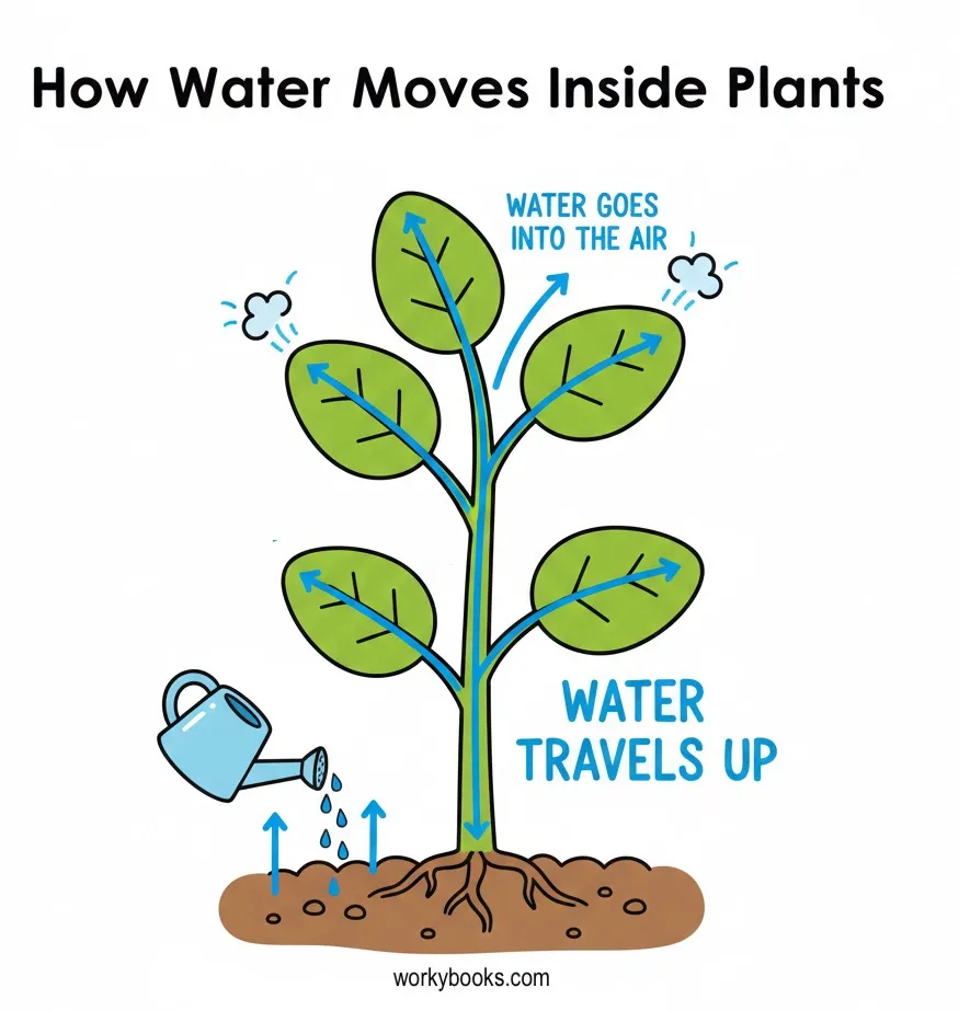 How Water Moves Inside Plants