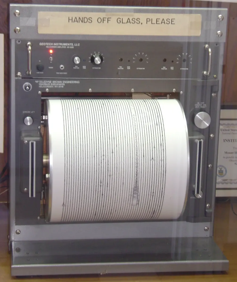 Seismometer at Lick Observatory