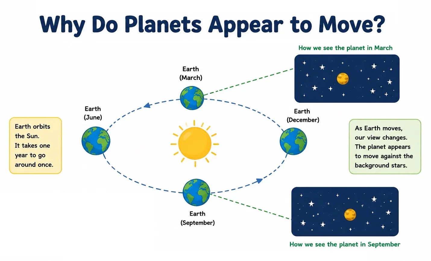 Why Do Planets Appear to Move
