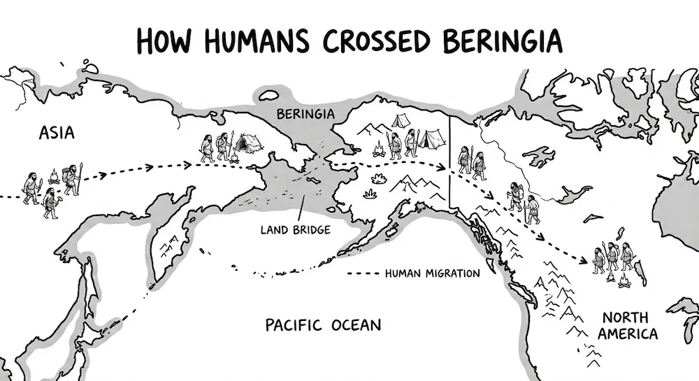 How-Humans Crossed-Bering- Bridge