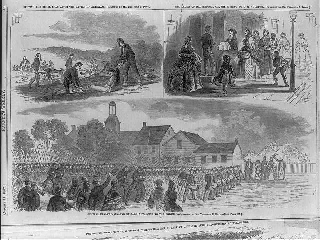 [3 scenes of Battle of Antietam, Md. Aug. 1862]: 