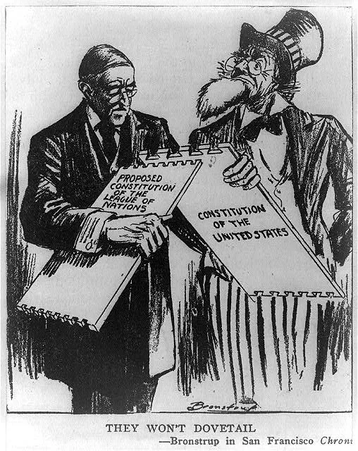 [Editorial cartoon titled 