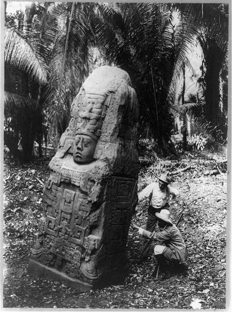 [Monument of the ancient Mayan race, Quirigua, Guatemala]