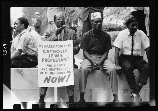 [The civil rights march from Selma to Montgomery, Alabama in 1965]