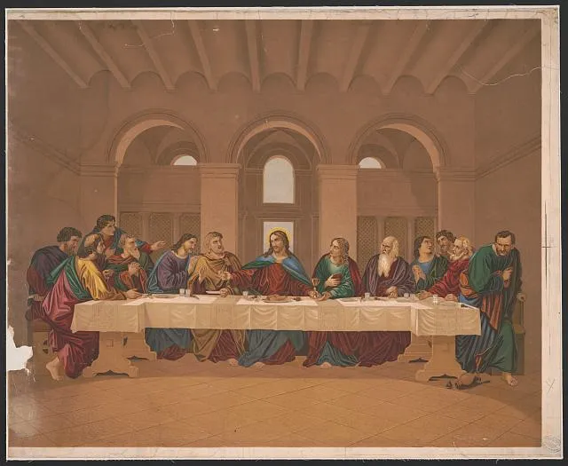 [The last supper]