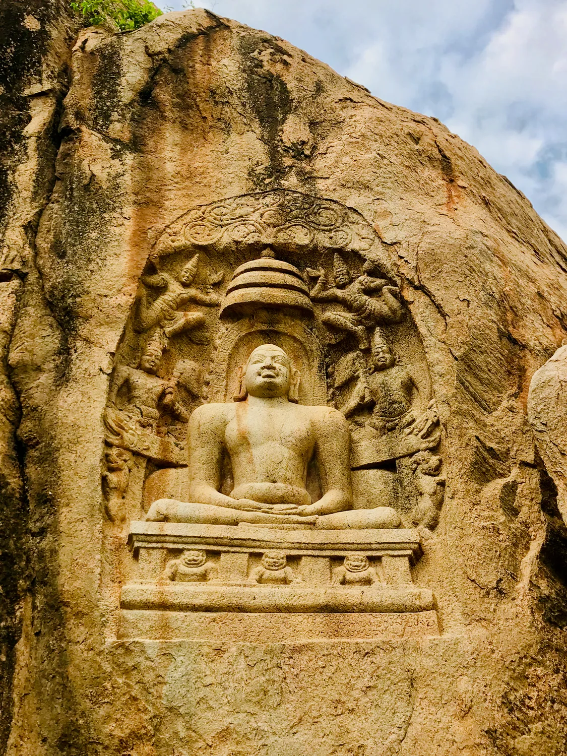 10th century Samanar Malai Jain monuments, Madurai district, Tamil Nadu India - 7