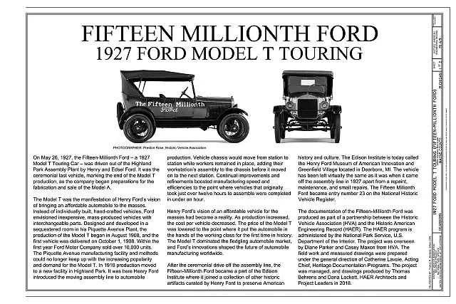 1927 Ford Model T Touring, 20900 Oakwood Boulevard, Dearborn, Wayne County, MI