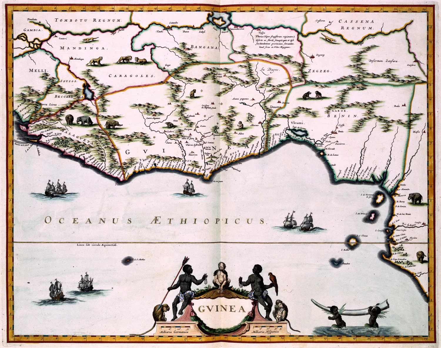 AMH-7759-KB Map of the African Gold Coast