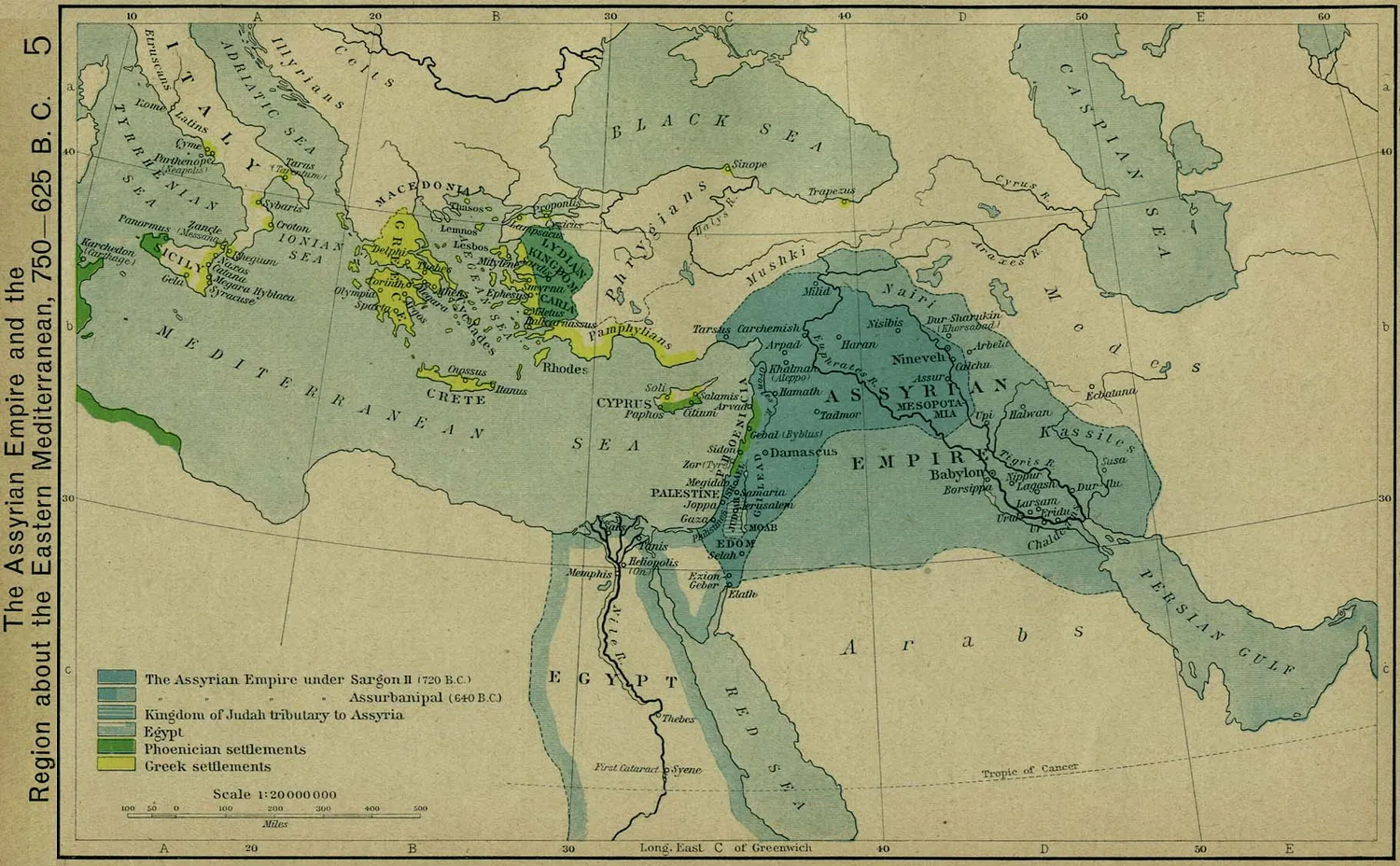 Assyrian empire 750 625