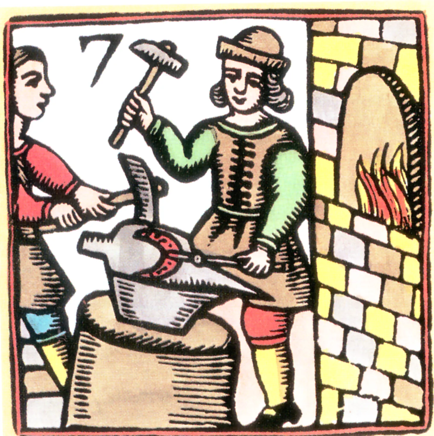 Azulejo oficios-Herrero7