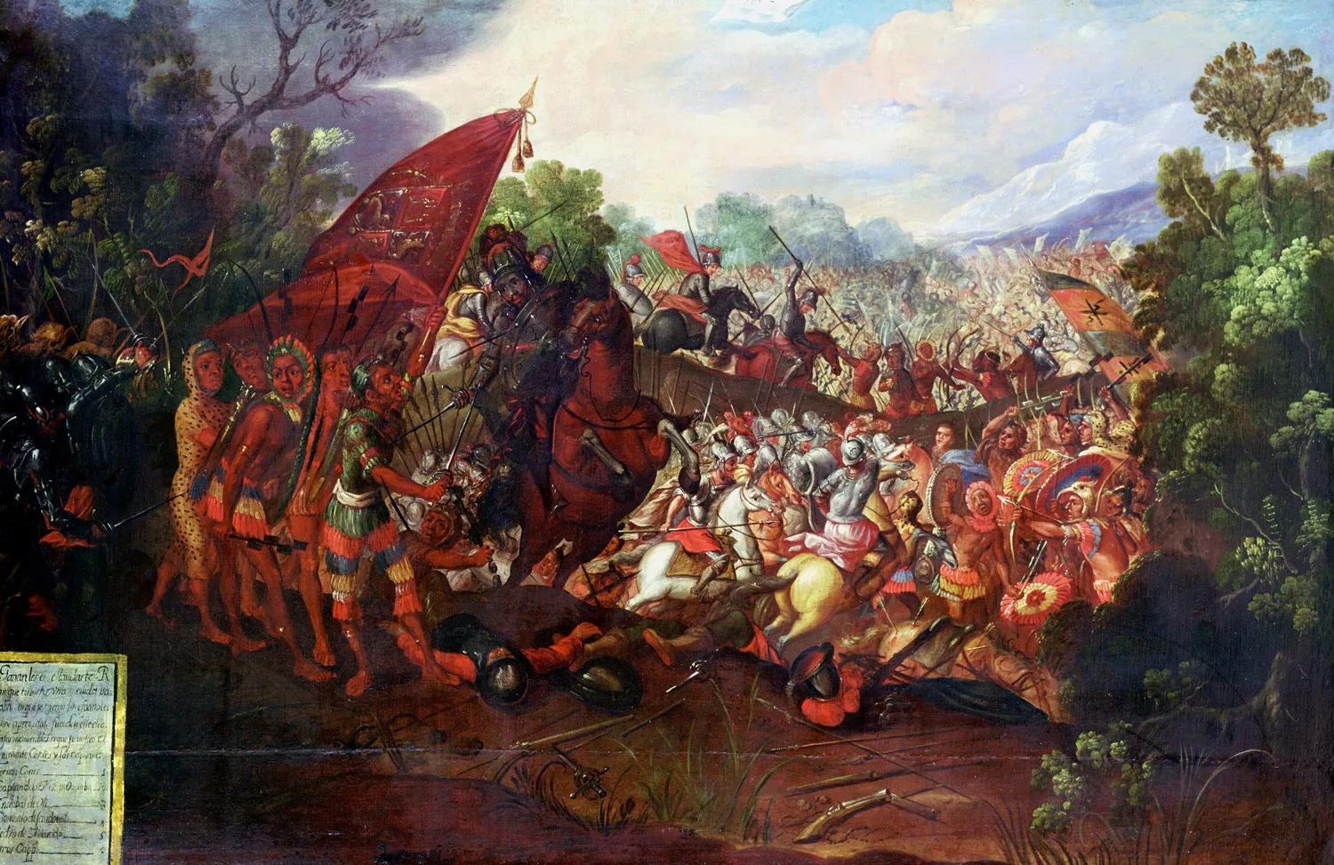 Battle of Otumba (Conquest of Mexico) Painting