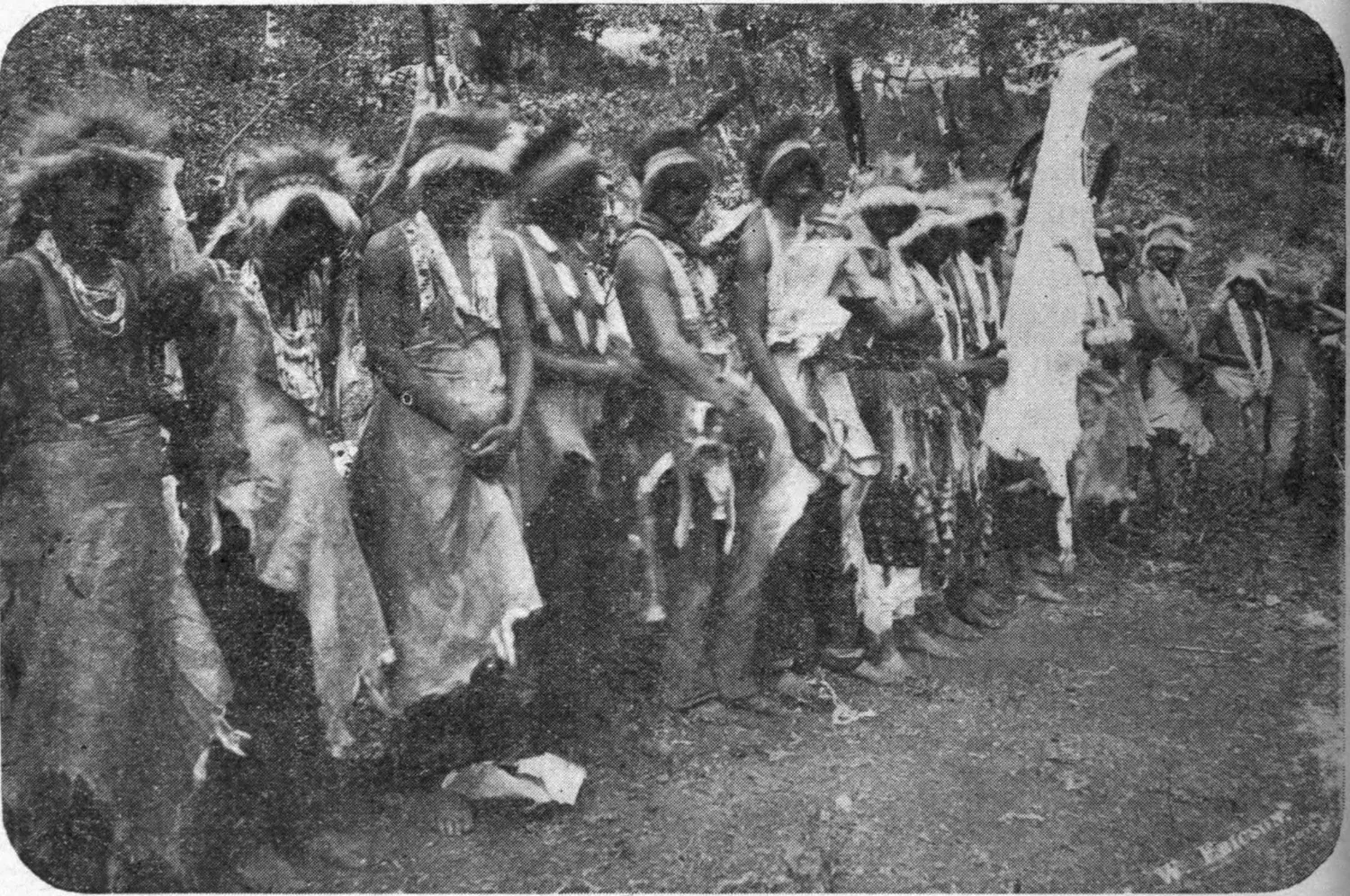 Beginning of the White Deer Skin Dance - To the American Indian - p102