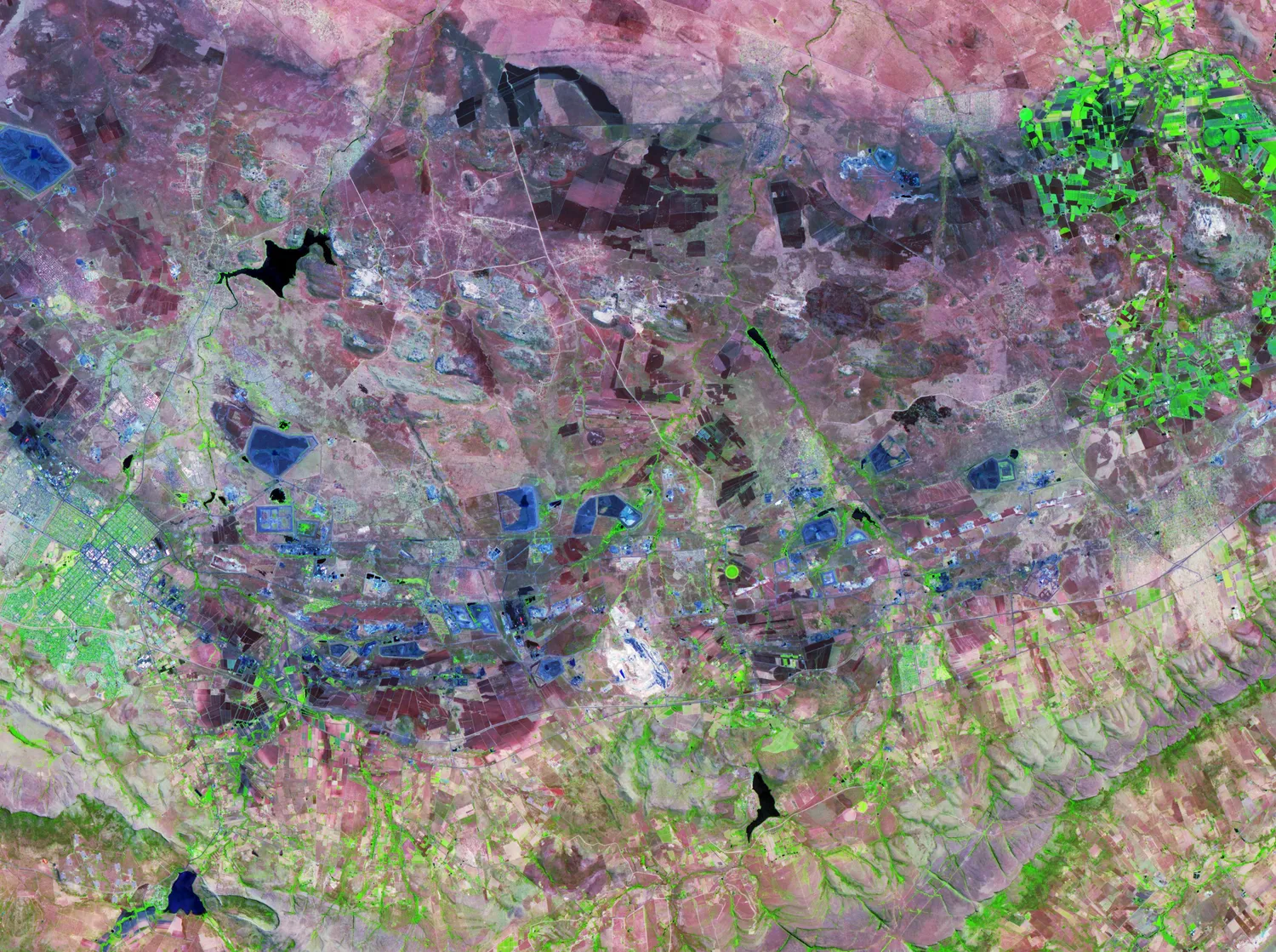 Bushveld Igneous Complex, South Africa (ASTER)