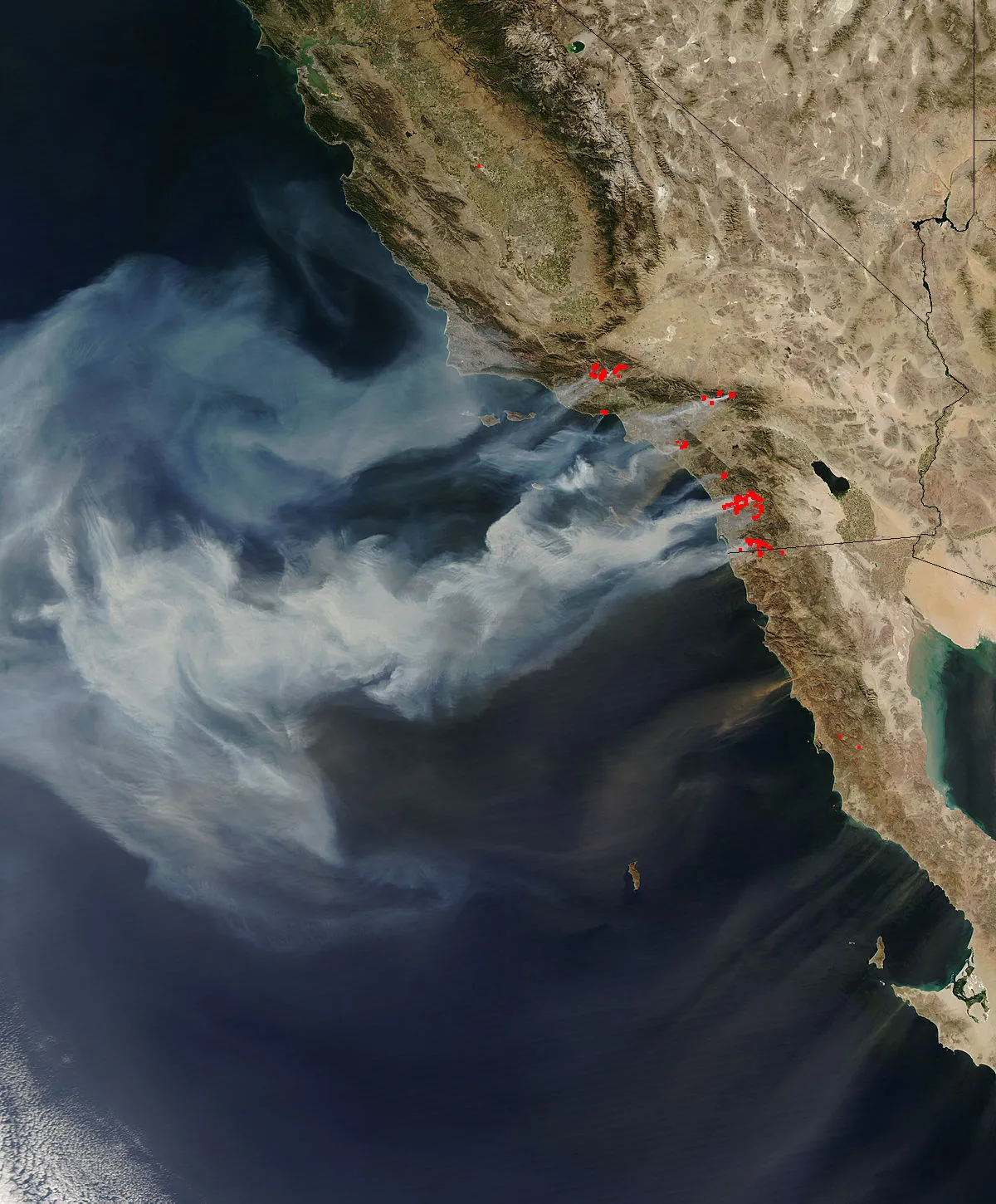 California Wildfires October 23 2007