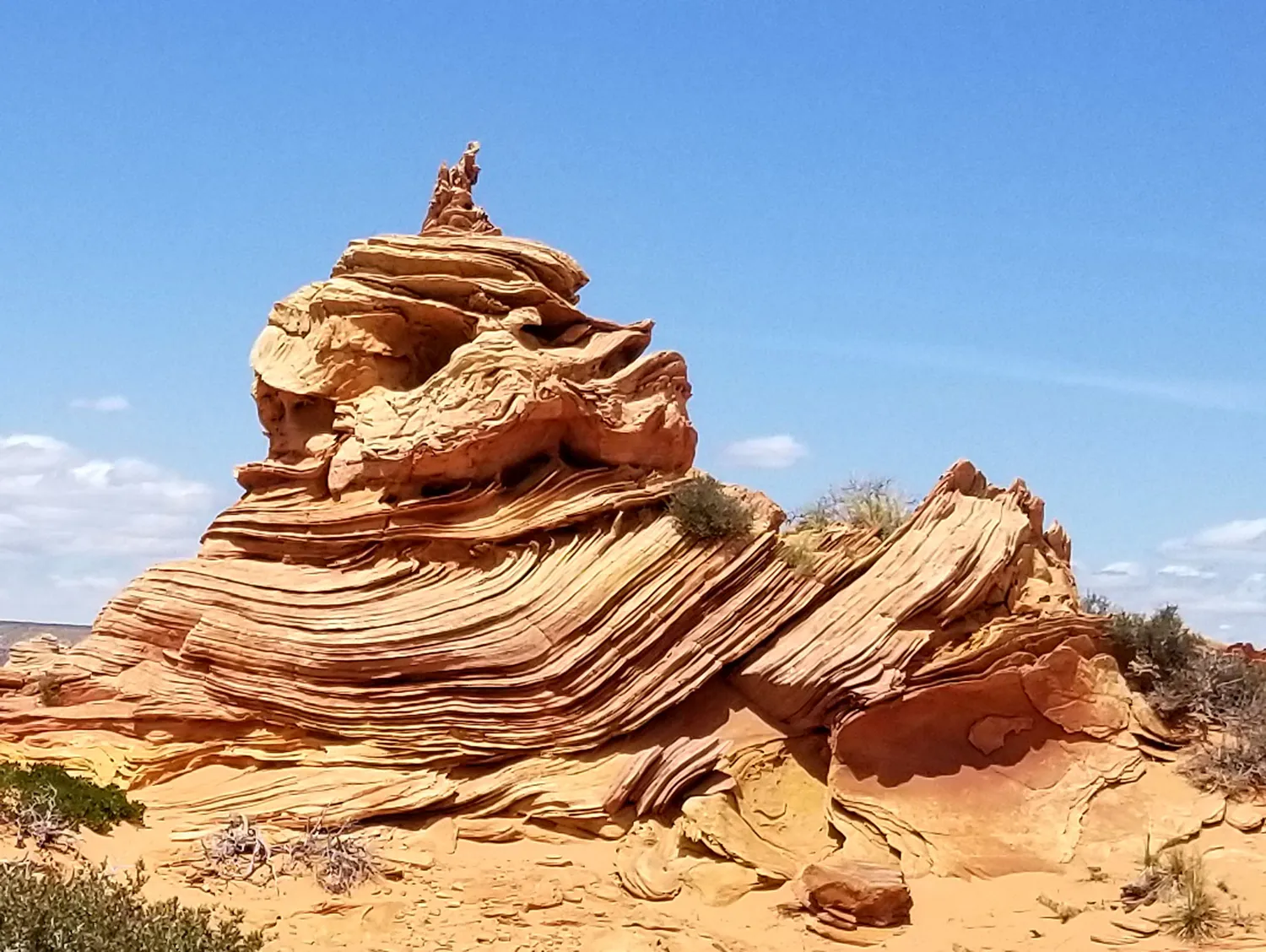Coyote Buttes South-severe wind erosion