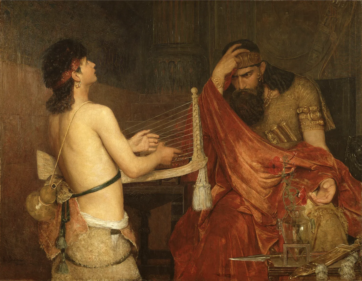 David and Saul (Ernst Josephson) - Nationalmuseum - 18809