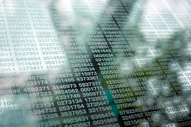 Detail of the prisoners numbers at the Holocaust Memorial, Boston, Massachusetts