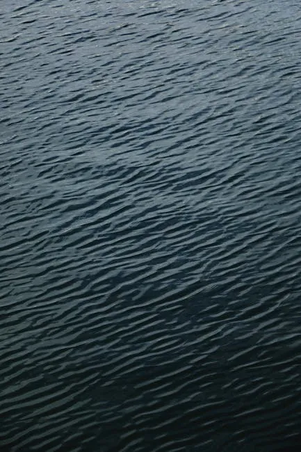 Detailed view of rippling ocean water, showcasing serene patterns and textures.