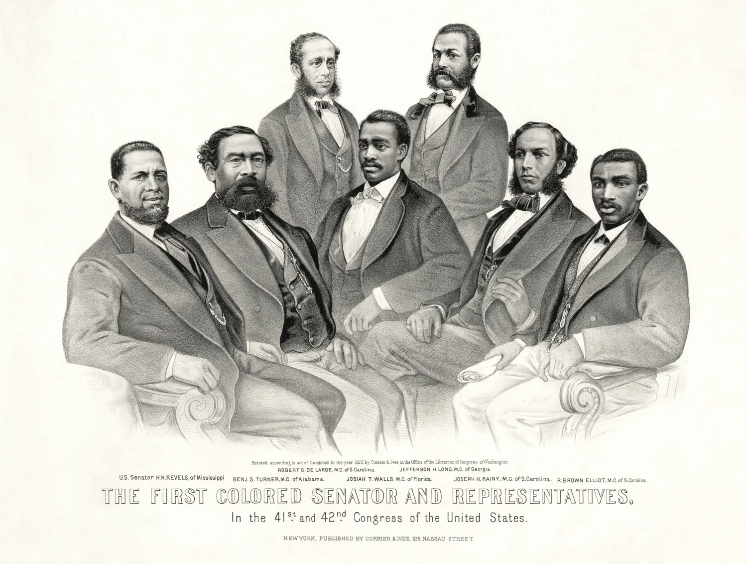 First Colored Senator and Representatives