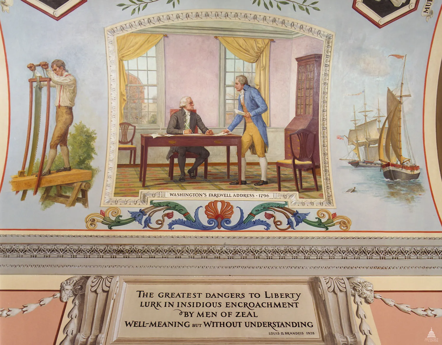 Flickr - USCapitol - Washington's Farewell Address, 1796