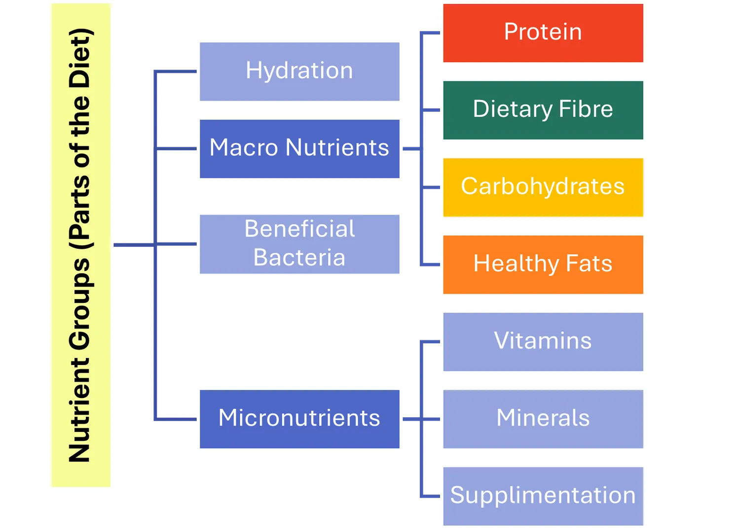 Food Nutrient Group Chart