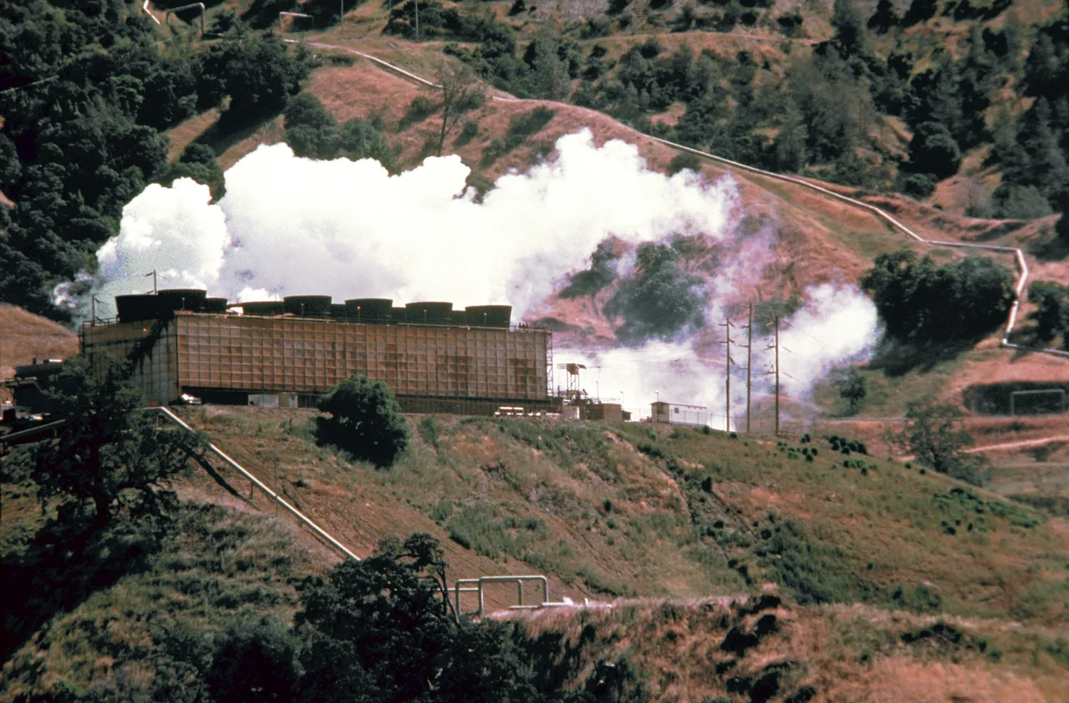 Geothermal power plant in the United States