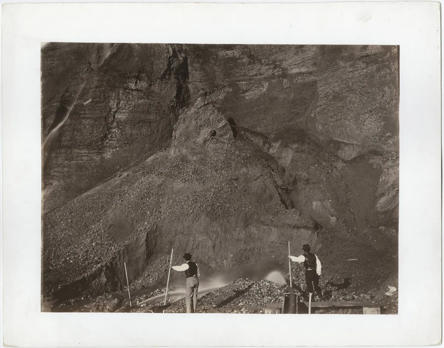 Hydraulic gold mining California by Andrew J Russell