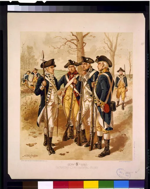 Infantry: Continental Army, 1779-1783, IV