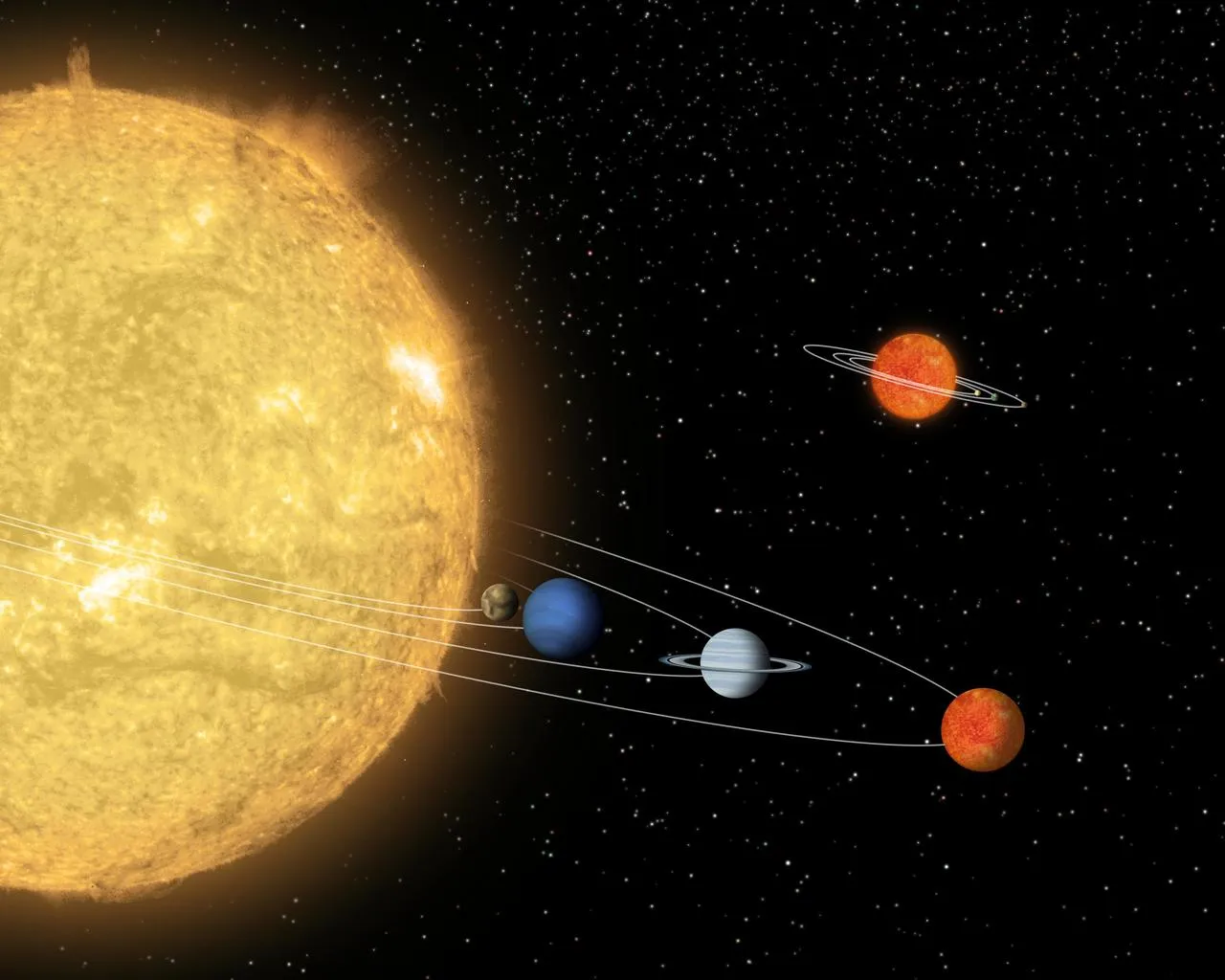 Itsy Bitsy Solar System Artist Concept