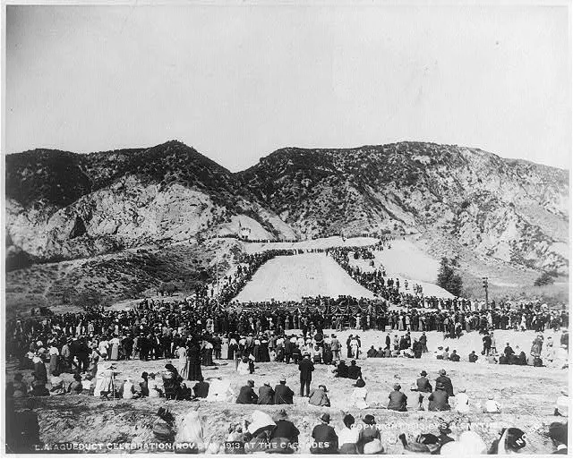 L. A. Aqueduct celebration, Nov. 5th, 1913. at the Cascades