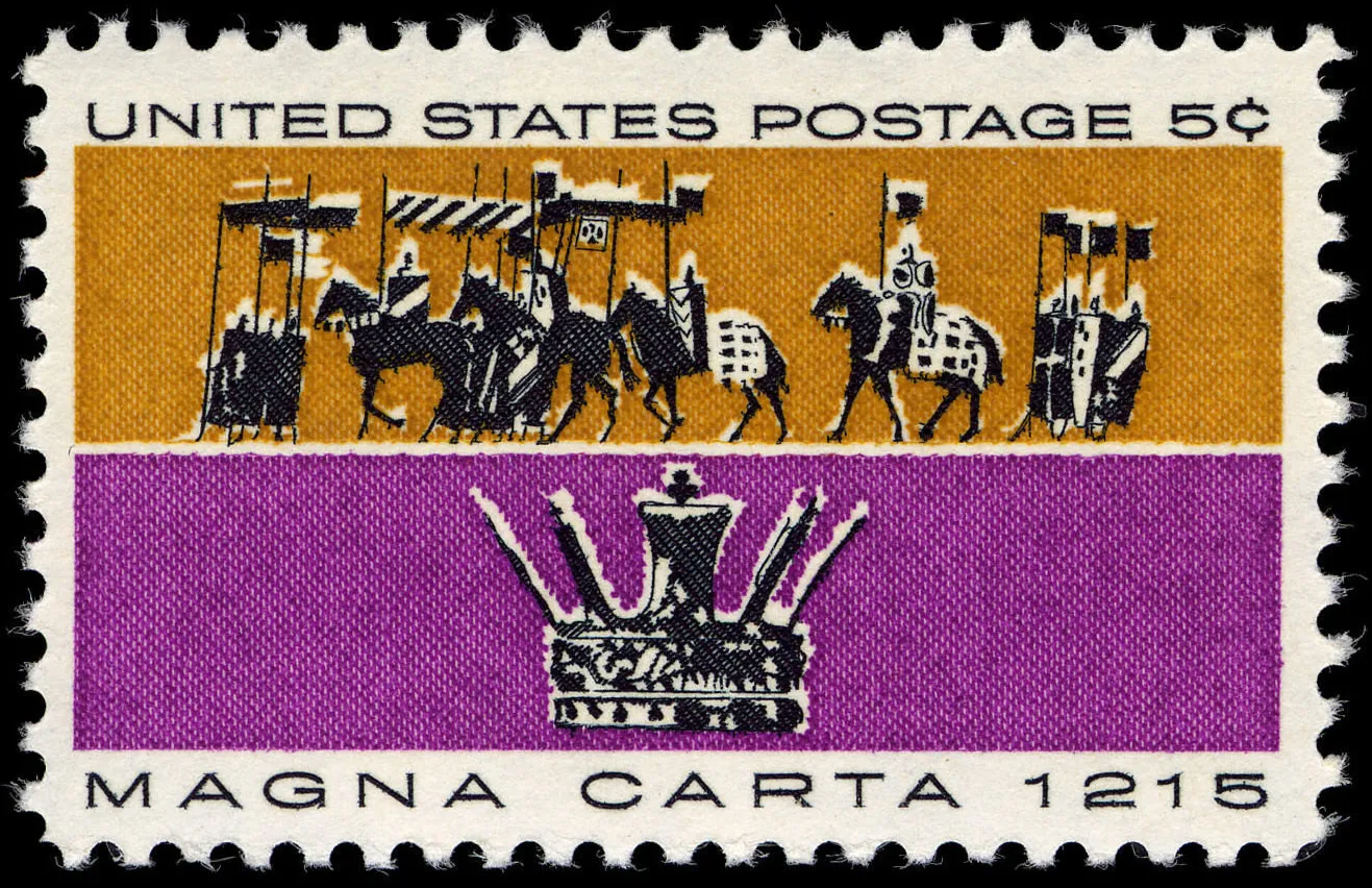 Magna Carta 5c 1965 issue U.S. stamp