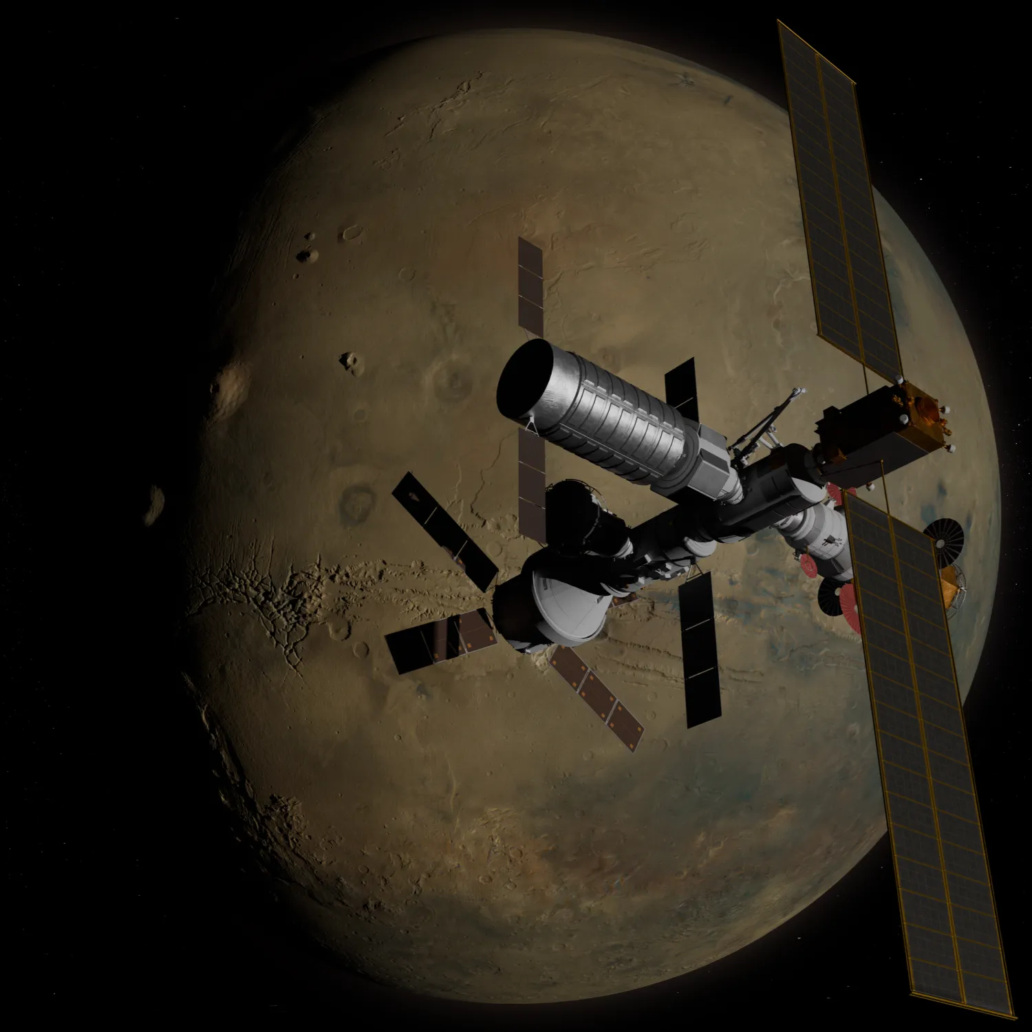 Mars space station