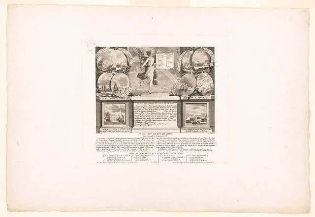 Précis du traité de paix, signé à Versailles le 3 Septembre 1783