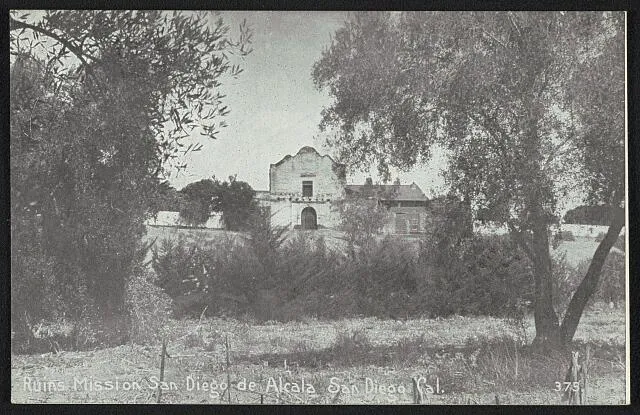 Ruins Mission San Diego de Alcala San Diego Cal.