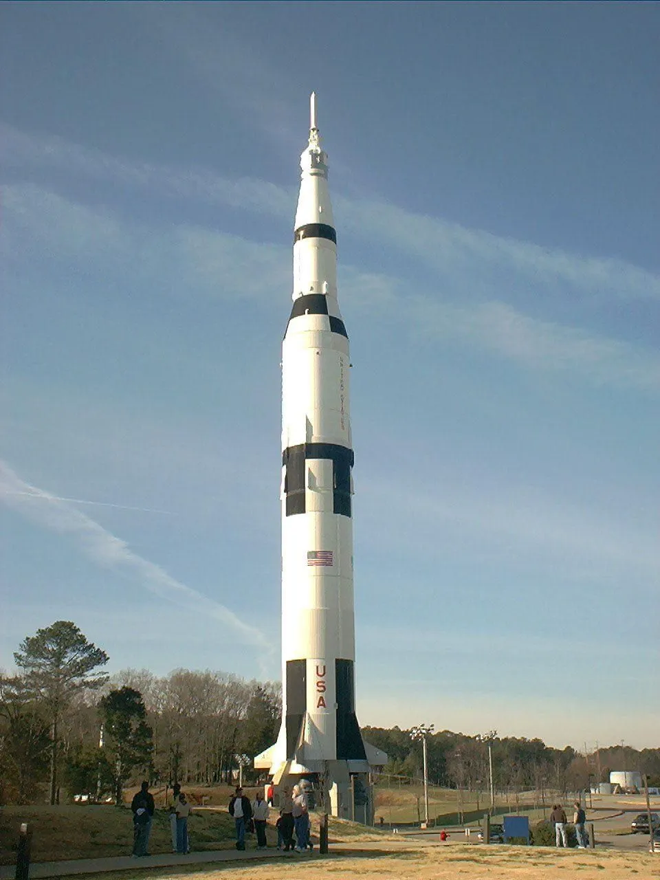 Saturn v space rocket at us space and rocket center