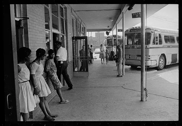 Segregation in Albany, Georgia - Trailways bus terminal