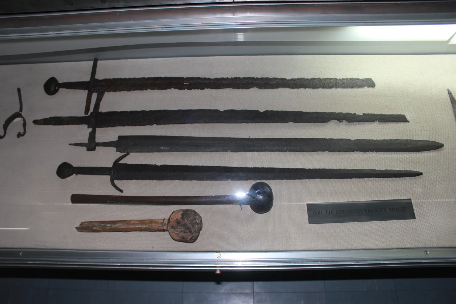 Serbian Medieval swords and weapons
