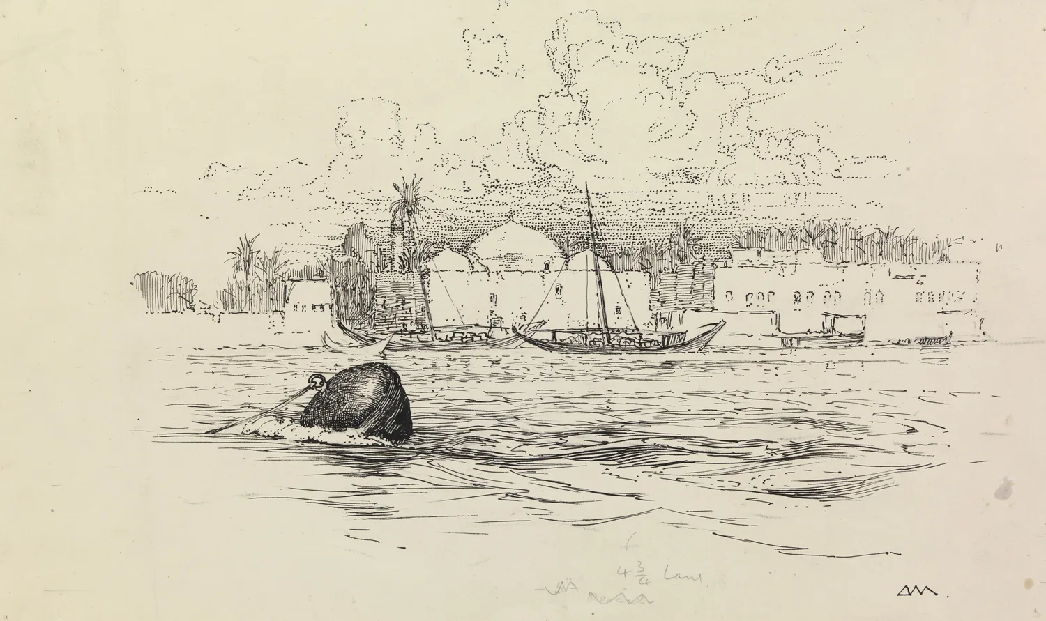 The Tigris in Flood. Baghdad Art.IWMART2434