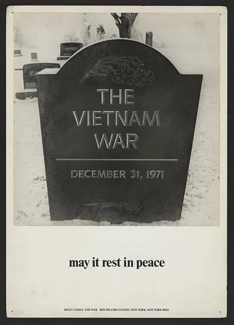 The Vietnam War, [died] December 31, 1971 May it rest in peace.