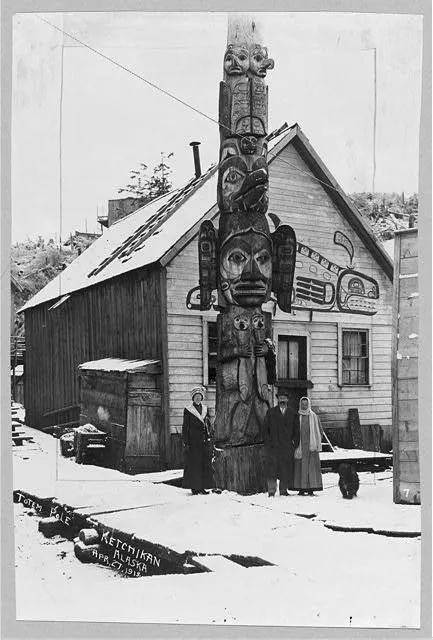Totem pole, April 27 1913