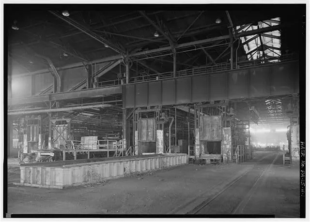 U.S. Steel Duquesne Works, Heat Treatment Plant, Along Monongahela River, Duquesne, Allegheny County, PA